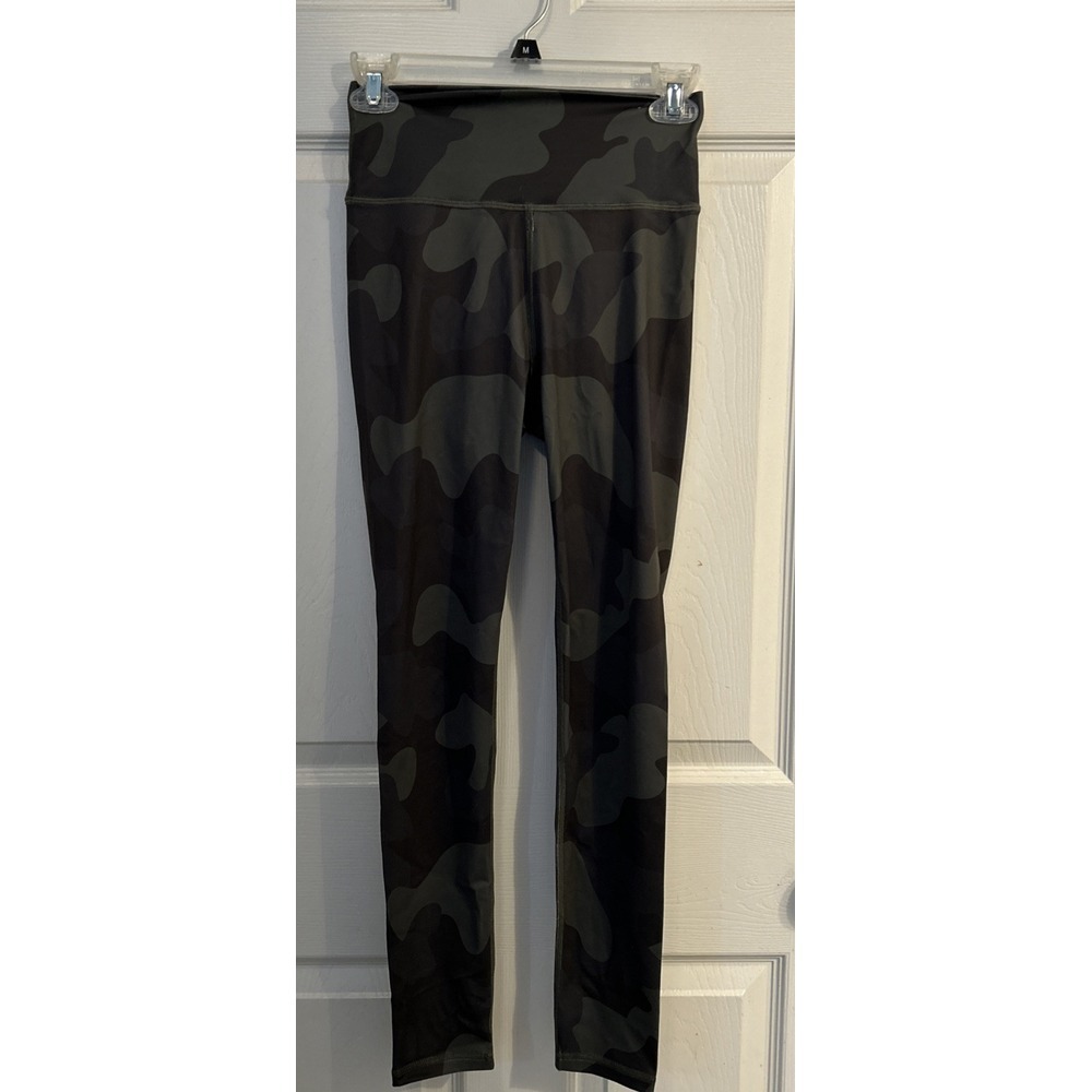 NWT Mudpie Camo Leggings Women's Size S Green